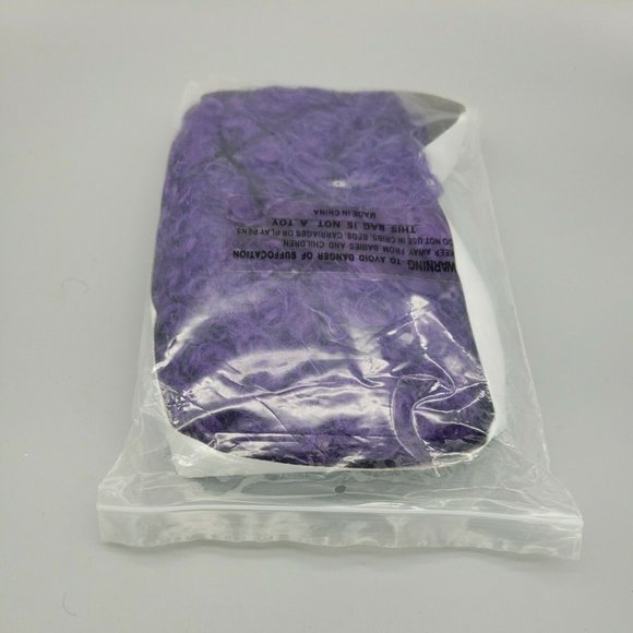 Purple Afro Curly Wig Party 70s 80s Disco Circus - Picture 3 of 3